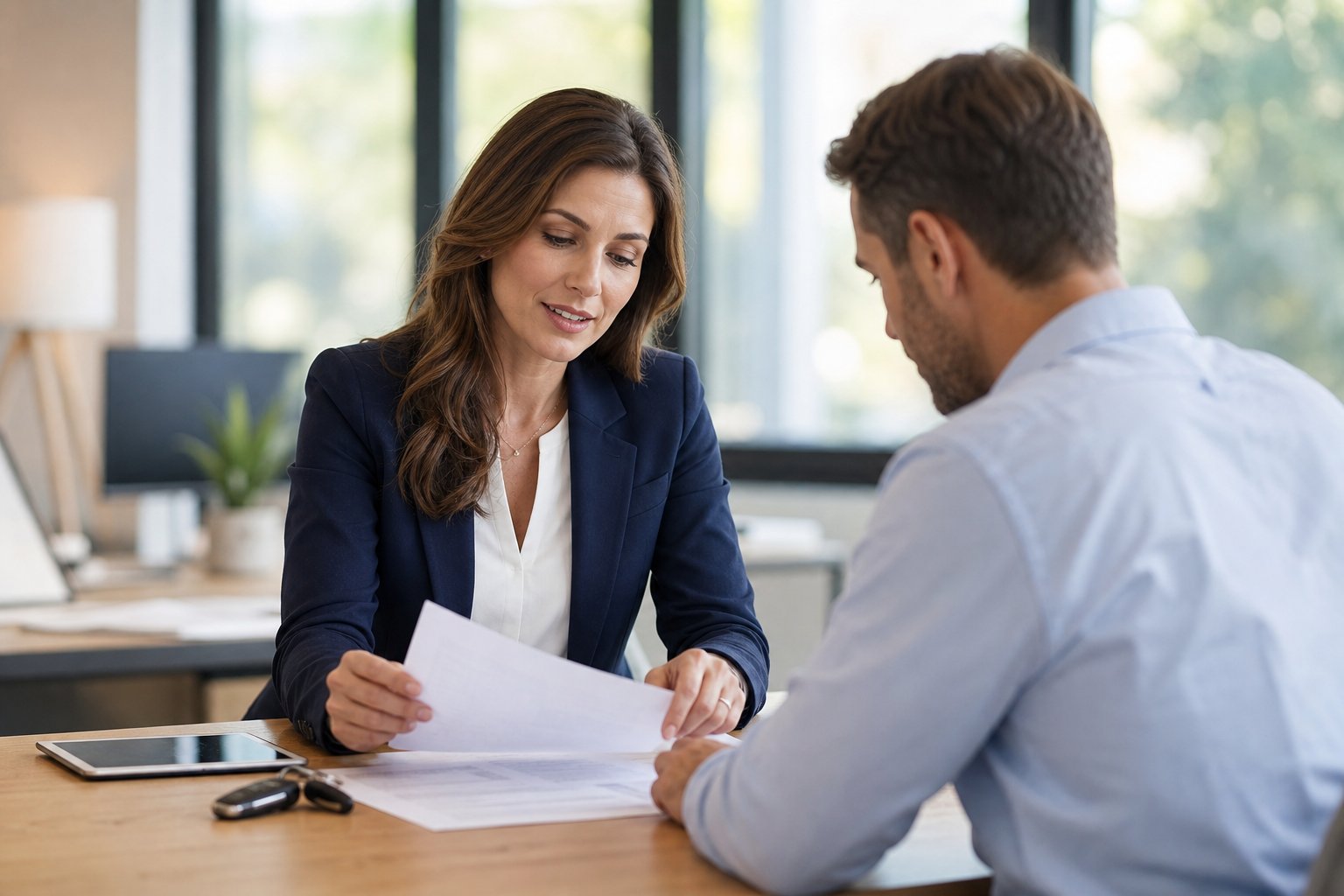 Illustrative conversation about insurance documents